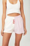 Jersey Boxer Short, PINK ORCHID SPLICE