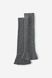 Body Cosy Rib Legwarmers, CHARCOAL - alternate image 1