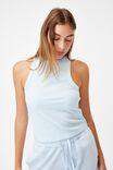 Lifestyle Racer Tank, BABY BLUE