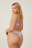 Everyday Lace Thong Brief, ARCTIC ICE - alternate image 3
