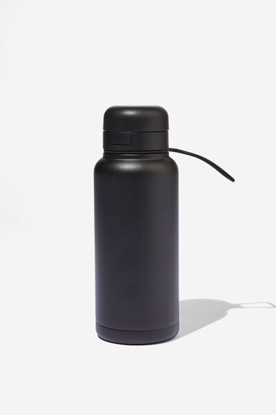 Grab And Go Drink Bottle 1L, BLACK