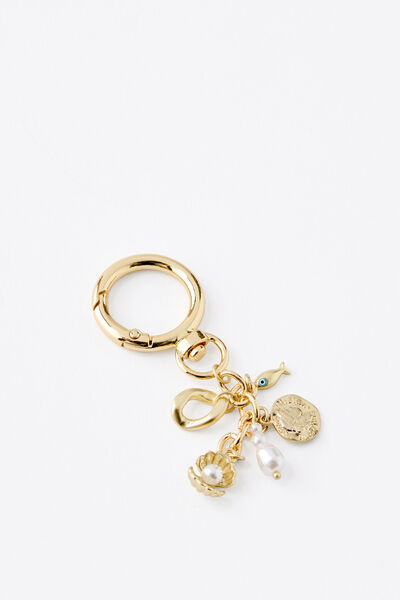 Solea Bag Charm, BOHO GOLD