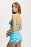 Bow Front Bikini Top, WATERCOLOUR BLUES - alternate image 3
