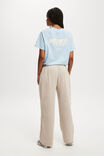 Relaxed Wide Leg Trackpant, SESAME MARLE - alternate image 3