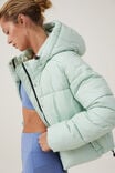 The Mother Puffer Jacket, OASIS GREEN - alternate image 2