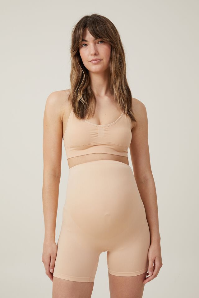 Maternity Seamless Sculpting Short, FRAPPE