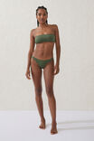 Bandeau Bikini Top, KHAKI WIDE RIB - example image 4