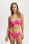 Holly Lace Cheeky Brief, CHARMING PINK - alternate image 4