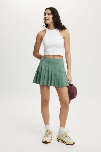 Ultra Soft Pleat Skirt, MYRTLE DREAM