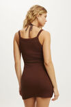 The Resort Rib Graphic Dress, WAVE RITUAL BROWN EMBER - example image 3
