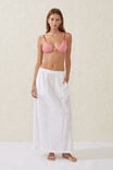 Beach Maxi Skirt, WHITE - alternate image 1