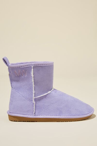 Body Home Boot Personalised, LILAC ROSE