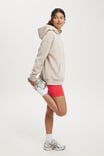 Plush Premium Graphic Hoodie, SESAME MARLE/WELLNESS CLUB WHITE - alternate image 4