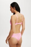 Everyday Lace Fixed Cup Wirefree Bra, PINK HEAVEN - alternate image 3