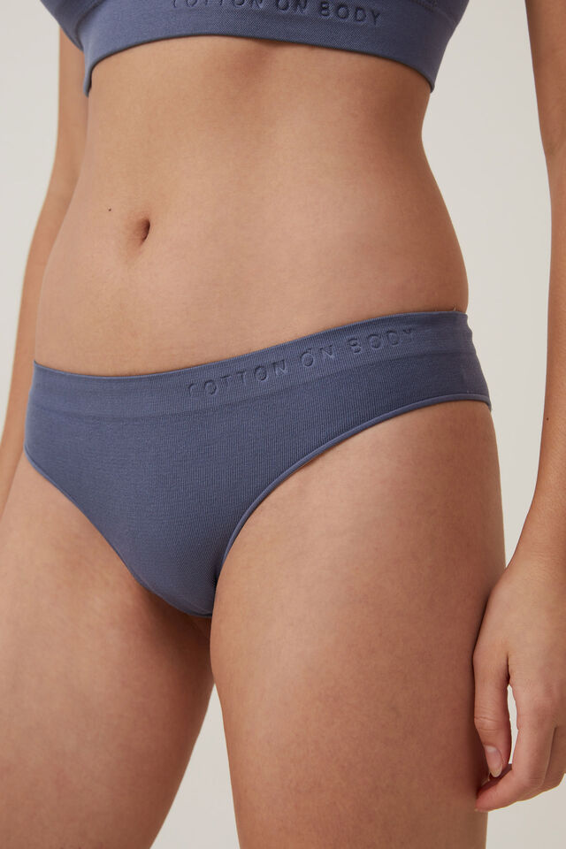 Seamless Hipster Cheeky Brief, INFINITY BLUE