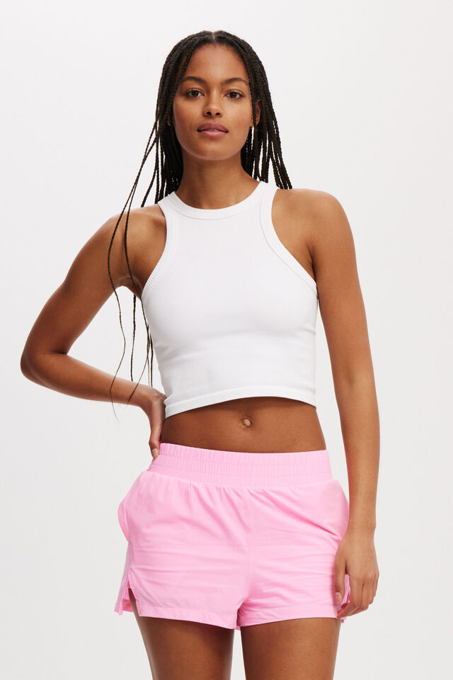 On The Fly Curve Short, MILLENNIAL PINK