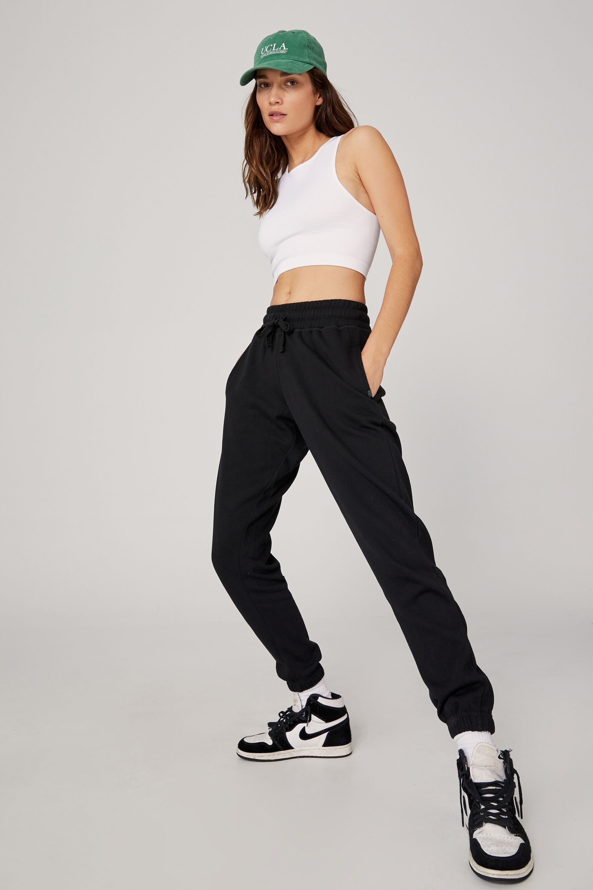 Athleisure Mighty Tech Mesh Jogger pants for Women | Gym Aesthetics