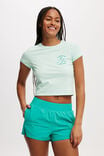 Active Fitted Graphic Tshirt, ICE GREEN/SOCIAL CLUB - alternate image 1