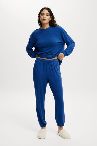 Super Soft Asia Fit Relaxed Slim Pant, BONJOUR BLUE
