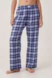 Flannel Boyfriend Boxer Pant Personalised, NAVY/BLUE CHECK - alternate image 4