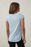 Camiseta - Gym T Shirt, SILKY BLUE - vista alternativa 3