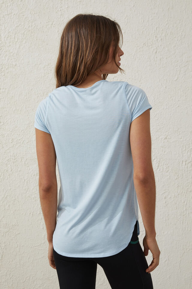 Camiseta - Gym T Shirt, SILKY BLUE