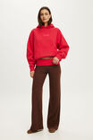 Plush Premium Graphic Raglan Hoodie, CHARGED RED/BODY WELLNESS - example image 4