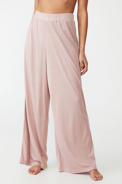 Relaxed Beach Pant, LILAC BLOSSOM LUREX SHIMMER