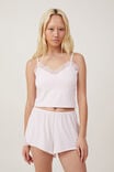 Soft Lounge Lace Trim Short, TENDER TOUCH PINK - alternate image 4