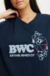 Active Graphic V-Neck Tee, PREP SPORT NAVY/RETRO - example image 2
