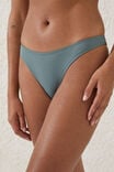 Refined High Side Brazilian Bikini Bottom, DUSTY KHAKI - alternate image 2