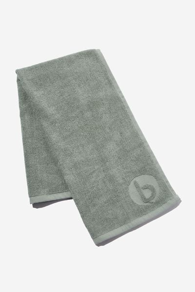 Plush Cotton Sweat Towel, TEAL
