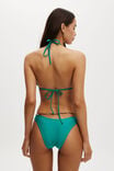 Slider Triangle Bikini Top, DEEP GREEN SHIMMER - alternate image 3