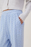 Super Soft Asia Fit Relaxed Slim Pant, CARLI DITSY FLORAL BLUE - alternate image 4
