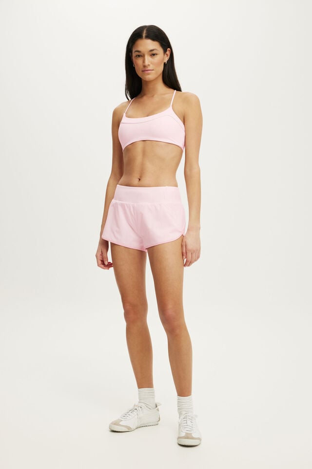Contour Woven Short, CHERRY DREAM/PRISM PINK