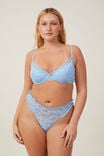 Butterfly Lace Lightly Lined Bra, DREAM CLOUD - alternate image 1