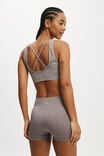 Seamless Pocket Shortie Short, DESERT GREY - alternate image 3