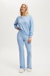 Super Soft Deep V Sweater, WASHED ADRIFT BLUE - alternate image 4