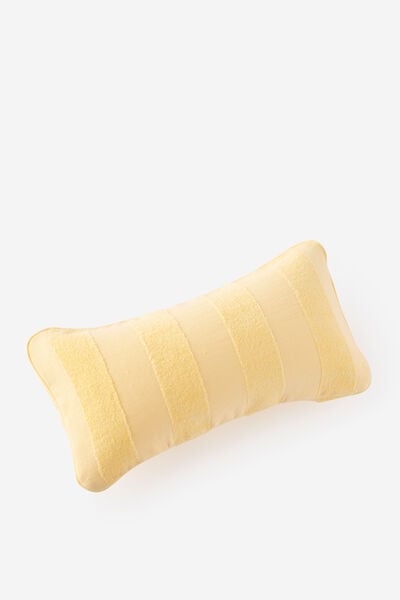 Body Inflatable Beach Pillow, MELLOW YELLOW STRIPE