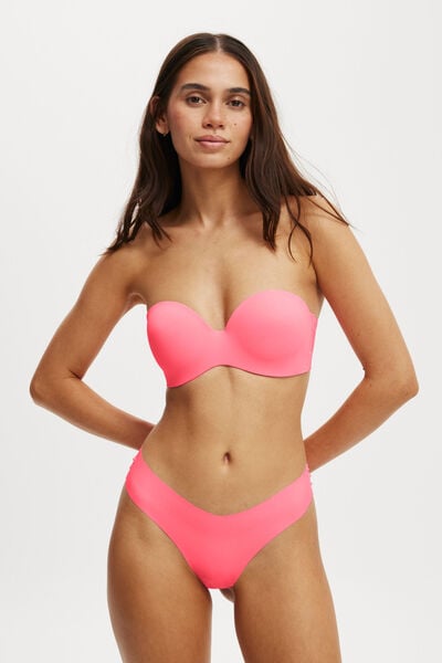 Everyday Strapless Lightly Lined T-Shirt Bra, PINK HEAVEN