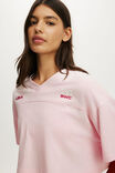 Cropped Graphic Sporty Tee, CHERRY DREAM/USA - example image 2
