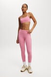 Ultra Luxe Mesh Panel 7/8 Tight- Asia Fit, RADIANT RASPBERRY MESH - alternate image 1