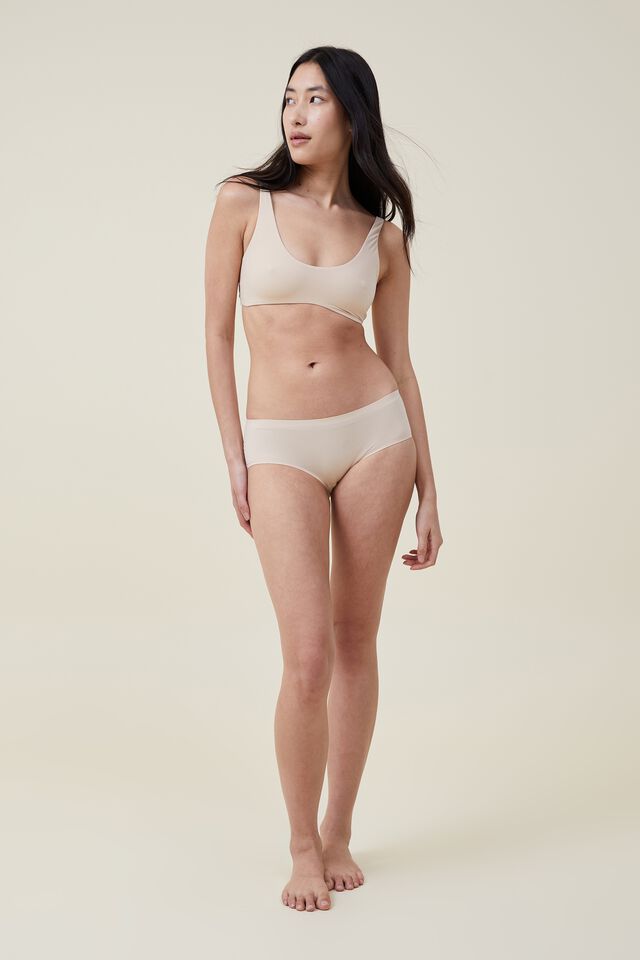 The Smoothing Wave Padded Bralette, FRAPPE