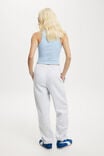 Plush Cross Front Sweatpant, CLOUDY GREY MARLE - alternate image 3