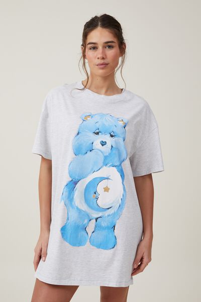 90S T-Shirt Nightie, LCN CLC / BED TIME CARE BEAR