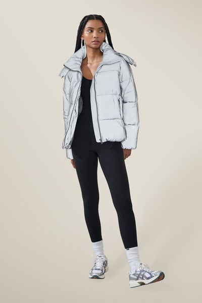 The Recycled Mother Puffer Jacket 3.0, REFLECTIVE