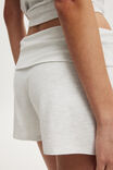 Dreamy Soft Roll Waist Short, LIGHT GREY MARLE - example image 2