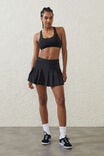 Ultra Soft Pleat Skirt, BLACK - alternate image 1