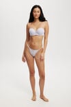 Everyday Lace Strapless Push Up 2 Bra, WASHED THISTLE - alternate image 4