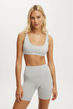 Ultra Soft Contour Bike Short, LIGHT GREY MARLE - example image 4